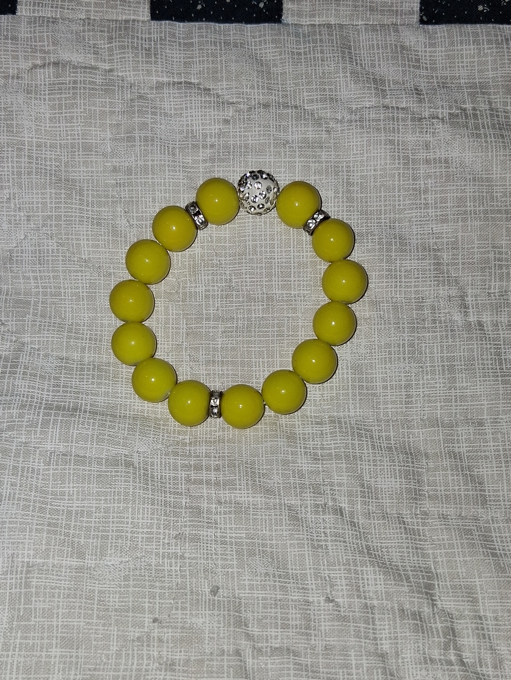 Yellow Stretch Bracelet